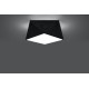 SOLLUX ПЛАФОН HEXA 25 ЧЕРЕН E27 1x60W IP20 SL.0687