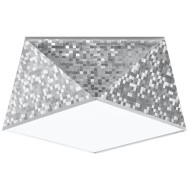 SOLLUX CEILING LIGHT HEXA 25 SILVER E27 1x60W IP20 SL.0688
