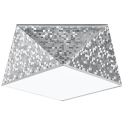 SOLLUX CEILING LIGHT HEXA 25 SILVER E27 1x60W IP20 SL.0688