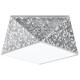 SOLLUX CEILING LIGHT HEXA 25 SILVER E27 1x60W IP20 SL.0688