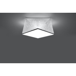 SOLLUX CEILING LIGHT HEXA 25 SILVER E27 1x60W IP20 SL.0688