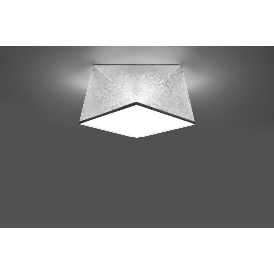 SOLLUX CEILING LIGHT HEXA 25 SILVER E27 1x60W IP20 SL.0688