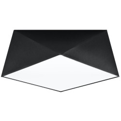 SOLLUX CEILING LIGHT HEXA 35 BLACK E27 2x60W IP20 SL.0690