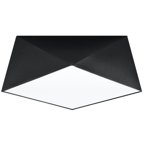 SOLLUX CEILING LIGHT HEXA 35 BLACK E27 2x60W IP20 SL.0690