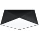 SOLLUX CEILING LIGHT HEXA 35 BLACK E27 2x60W IP20 SL.0690