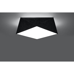 SOLLUX CEILING LIGHT HEXA 35 BLACK E27 2x60W IP20 SL.0690