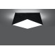 SOLLUX CEILING LIGHT HEXA 35 BLACK E27 2x60W IP20 SL.0690