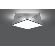 SOLLUX CEILING LIGHT HEXA 35 SILVER E27 2x60W IP20 SL.0691