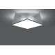 SOLLUX CEILING LIGHT HEXA 35 SILVER E27 2x60W IP20 SL.0691