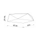 SOLLUX ПЛАФОН HEXA 45 БЯЛ E27 3x60W IP20 SL.0692