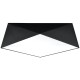 SOLLUX LAMPA DE TAVAN HEXA 45 NEGRU E27 3x60W IP20 SL.0693