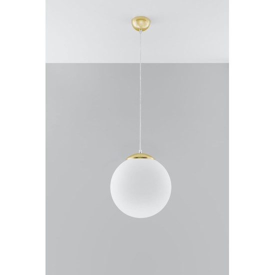 SOLLUX PENDUL UGO 30 ALB E27 1x60W IP20 SL.0716
