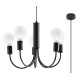SOLLUX CHANDELIER PICCOLO 5 BLACK E27 5x60W IP20 SL.0855