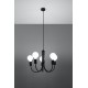 SOLLUX CHANDELIER PICCOLO 5 BLACK E27 5x60W IP20 SL.0855
