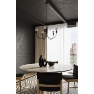 SOLLUX ПОЛИЛЕЙ PICCOLO 5 ЧЕРЕН E27 5x60W IP20 SL.0855