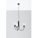 SOLLUX ПОЛИЛЕЙ PICCOLO 3 ЧЕРЕН E27 3x60W IP20 SL.0856