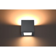 SOLLUX WALL LAMP LEO GREY SL.0871