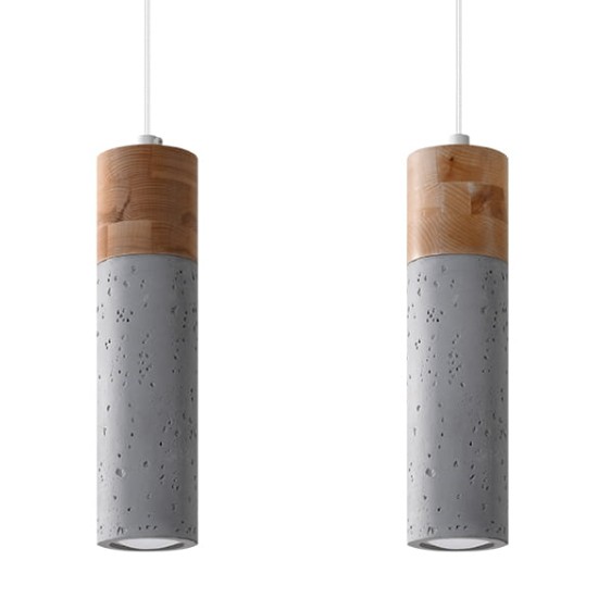 SOLLUX ZANE 2 HANGING LAMP WHITE GU10 2X40W IP20 SL.0966