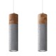 SOLLUX ZANE 2 HANGING LAMP WHITE GU10 2X40W IP20 SL.0966