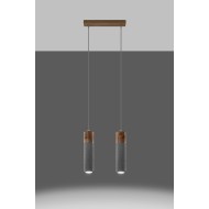 SOLLUX ZANE 2 HANGING LAMP WHITE GU10 2X40W IP20 SL.0966