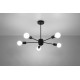 SOLLUX CHANDELIER LANGO 5 BLACK E27 3x60W IP20 SL.1022