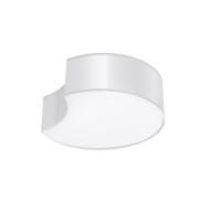 SOLLUX LAMPA DE TAVAN CIRCLE 1 ALB E27 2x60W IP20 SL.1050
