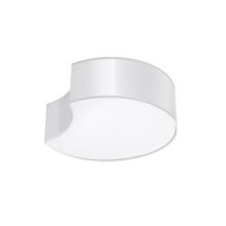 SOLLUX LAMPA DE TAVAN CIRCLE 1 ALB E27 2x60W IP20 SL.1050