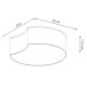 SOLLUX ПЛАФОН CIRCLE 1 БЯЛ E27 2x60W IP20 SL.1050