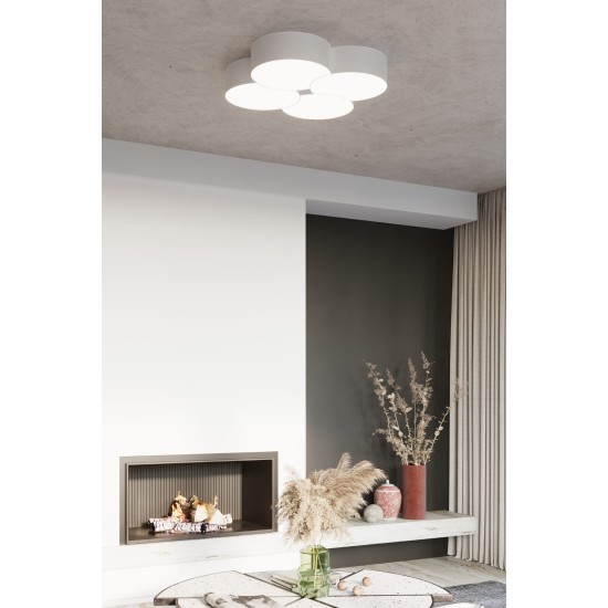 SOLLUX ПЛАФОН CIRCLE 1 БЯЛ E27 2x60W IP20 SL.1050