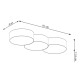 SOLLUX CEILING LIGHT CIRCLE 3 A WHITE E27 6x60W IP20 SL.1051