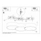 SOLLUX CEILING LIGHT CIRCLE 3 A WHITE E27 6x60W IP20 SL.1051