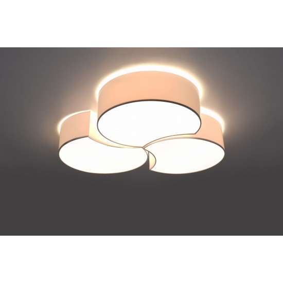 SOLLUX CEILING LIGHT CIRCLE 3B WHITE E27 6x60W IP20 SL.1052