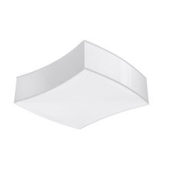 SOLLUX CEILING LIGHT SQUARE 1 WHITE E27 2x60W IP20 SL.1054