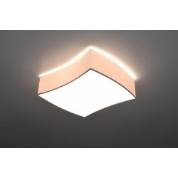 SOLLUX CEILING LIGHT SQUARE 1 WHITE E27 2x60W IP20 SL.1054