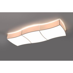 SOLLUX CEILING LIGHT SQUARE 3 WHITE E27 6x60W IP20 SL.1055