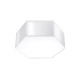SOLLUX CEILING LIGHT SUNDE 11 WHITE E27 2x60W IP20 SL.1056