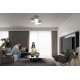 SOLLUX CEILING LIGHT SUNDE 15 WHITE E27 2x60W IP20 SL.1058