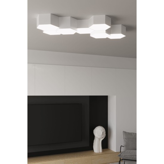 SOLLUX CEILING LIGHT SUNDE 15 WHITE E27 2x60W IP20 SL.1058