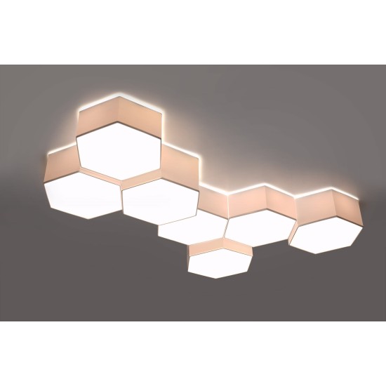 SOLLUX CEILING LIGHT SUNDE 15 WHITE E27 2x60W IP20 SL.1058
