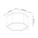 SOLLUX CEILING LIGHT SUNDE 15 WHITE E27 2x60W IP20 SL.1058