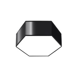 SOLLUX CEILING LIGHT SUNDE 11 BLACK E27 2x60W IP20 SL.1059