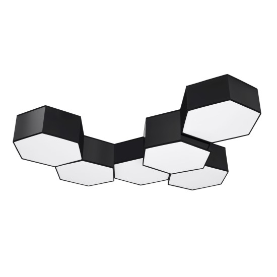 SOLLUX CEILING LIGHT SUNDE 13 BLACK E27 2x60W IP20 SL.1060