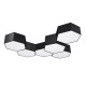 SOLLUX CEILING LIGHT SUNDE 13 BLACK E27 2x60W IP20 SL.1060