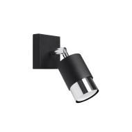 SOLLUX WALLLAMP SPOT NERO SL.1064