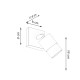 SOLLUX WALLLAMP SPOT NERO SL.1069