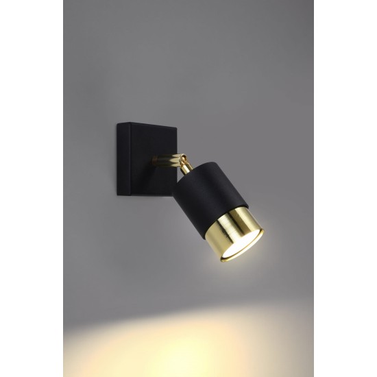 SOLLUX WALLLAMP SPOT NERO SL.1069