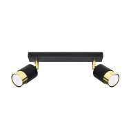 SOLLUX CEILING LAMP SPOT NERO 2 SL.1070