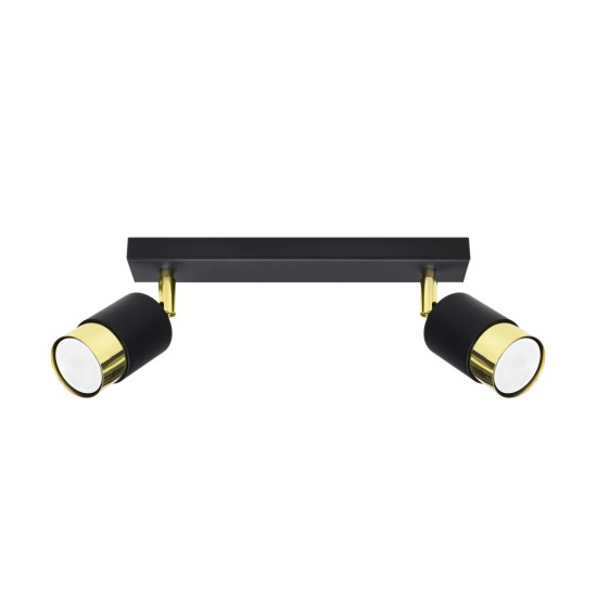 SOLLUX CEILING LAMP SPOT NERO 2 SL.1070
