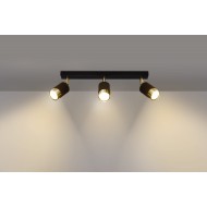 SOLLUX CEILING LAMP SPOT NERO 3 SL.1071