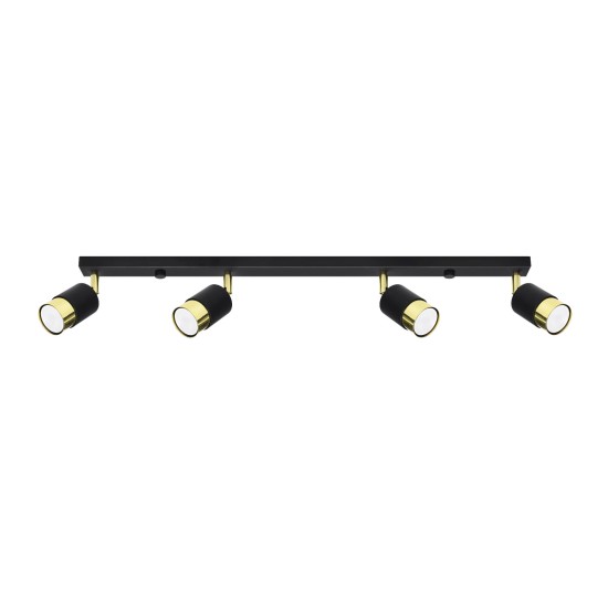 SOLLUX CEILING LAMP SPOT NERO 4 SL.1072
